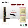 ETE hidden keypad Entry Door Lock code / password digital fingerprint furniture handles door handle lock set door security lock