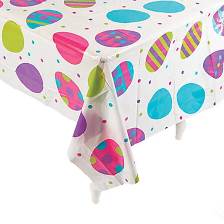 

Printed PE /peva plastic table cloth fashion design