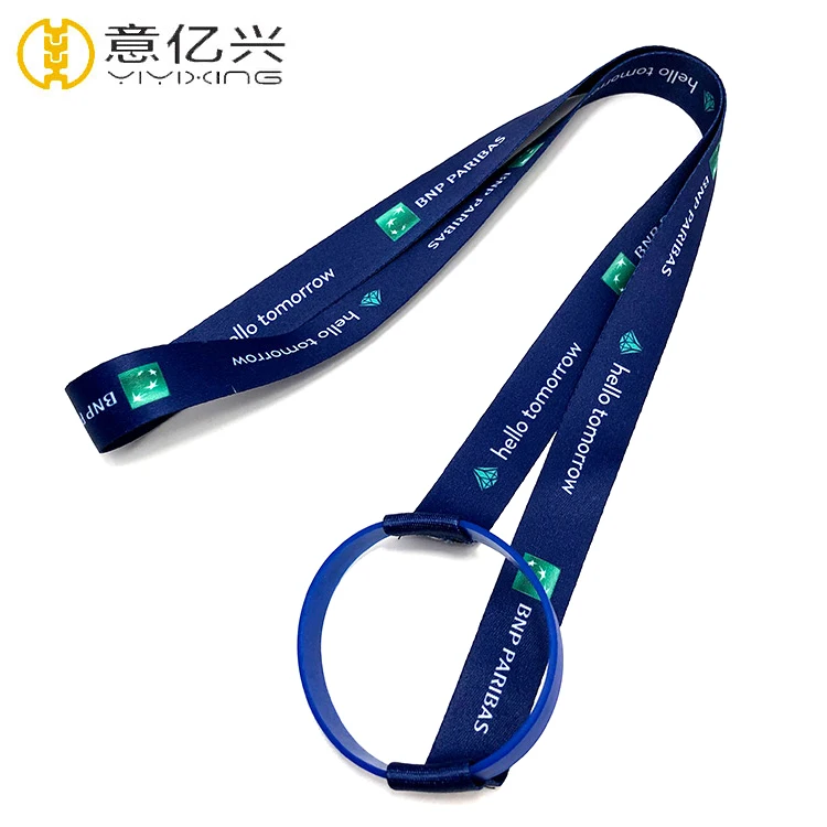 Ecofriendly Plastic Cup Holder Silicon Band Lanyard With Factory Price