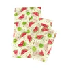 Food grade organic nature cotton beeswax food wraps for snack fast food