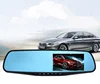 HOT 4.3inch Dual lens dash cam 1080p Full HD Car DVR Rearview Mirror Car Camera