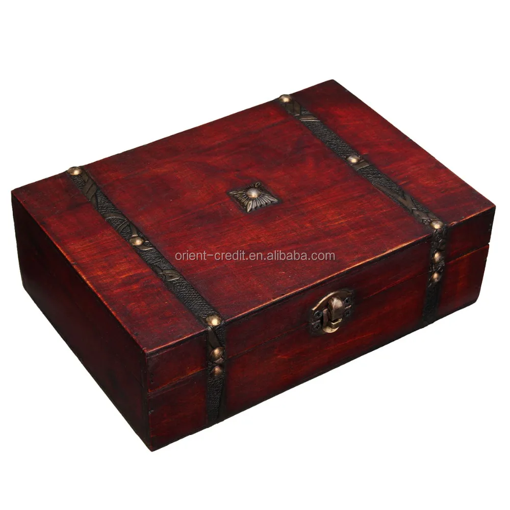 Wholesale vintage chinese style fancy wooden box /gift box accept custom