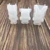 Diy Crystal Drop Gel Mirror Stereo Geometry Bear Stitching Rabbit Mold Aroma Sleep Baby Unicorn