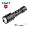 New arrival 10w 500 lumen 4 modes XM-L2 T6 18650 battery usb rechargeable torch light led tactical flashlight