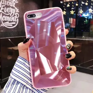 3D Diamond Laser Tempered Glass Case iPhone Max