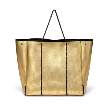 perforated neoprene tote bag