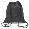 China suppliers cheap laser geometric drawstring travel makeup bag sports backpack