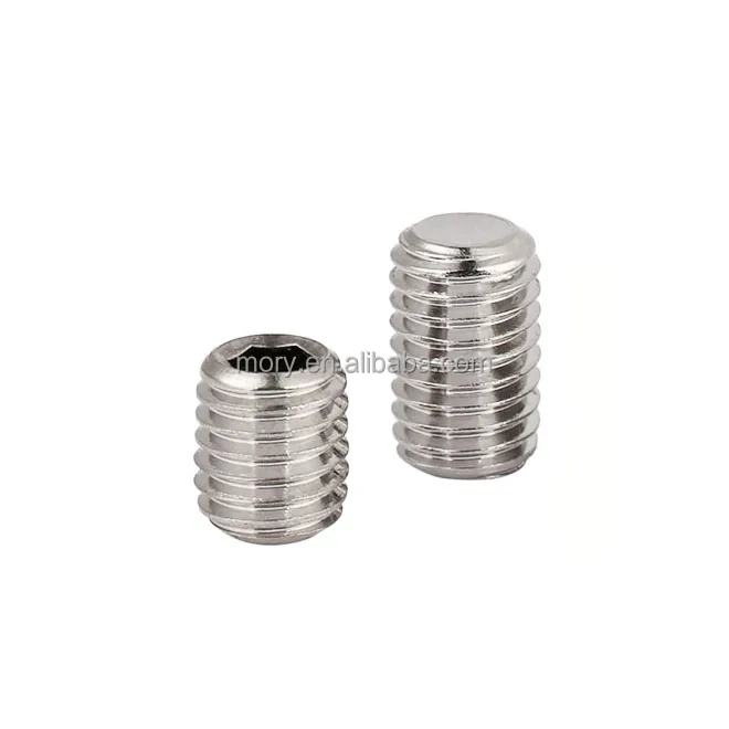 
304 stainless steel hex socket set screw 