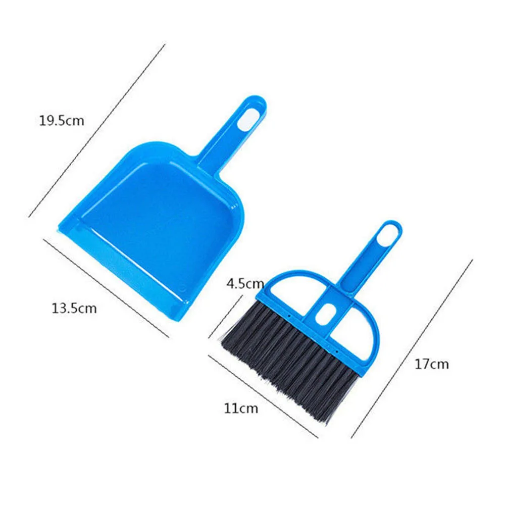 Mouchao Dustpan Mini Small Pinch Broom Set Color Aleatorio hogar Productos Diarios Colorido 