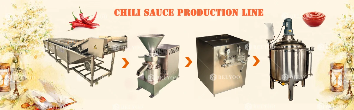 food grade chili sauce making machines