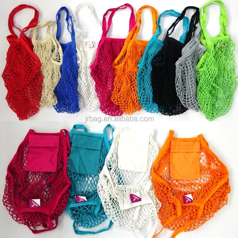 wholesale Eco-fiendly traveling picnic cotton tote mesh bag