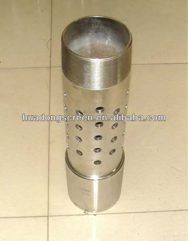 Stainless steel Perforated screen tube for drill deep well for base pipe