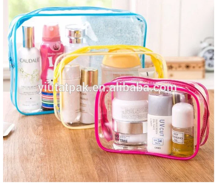 Shampoo And Skin Care Soft Plastic Packaging Bag For Travel Kit Clear Pvc Zipper Bag Buy