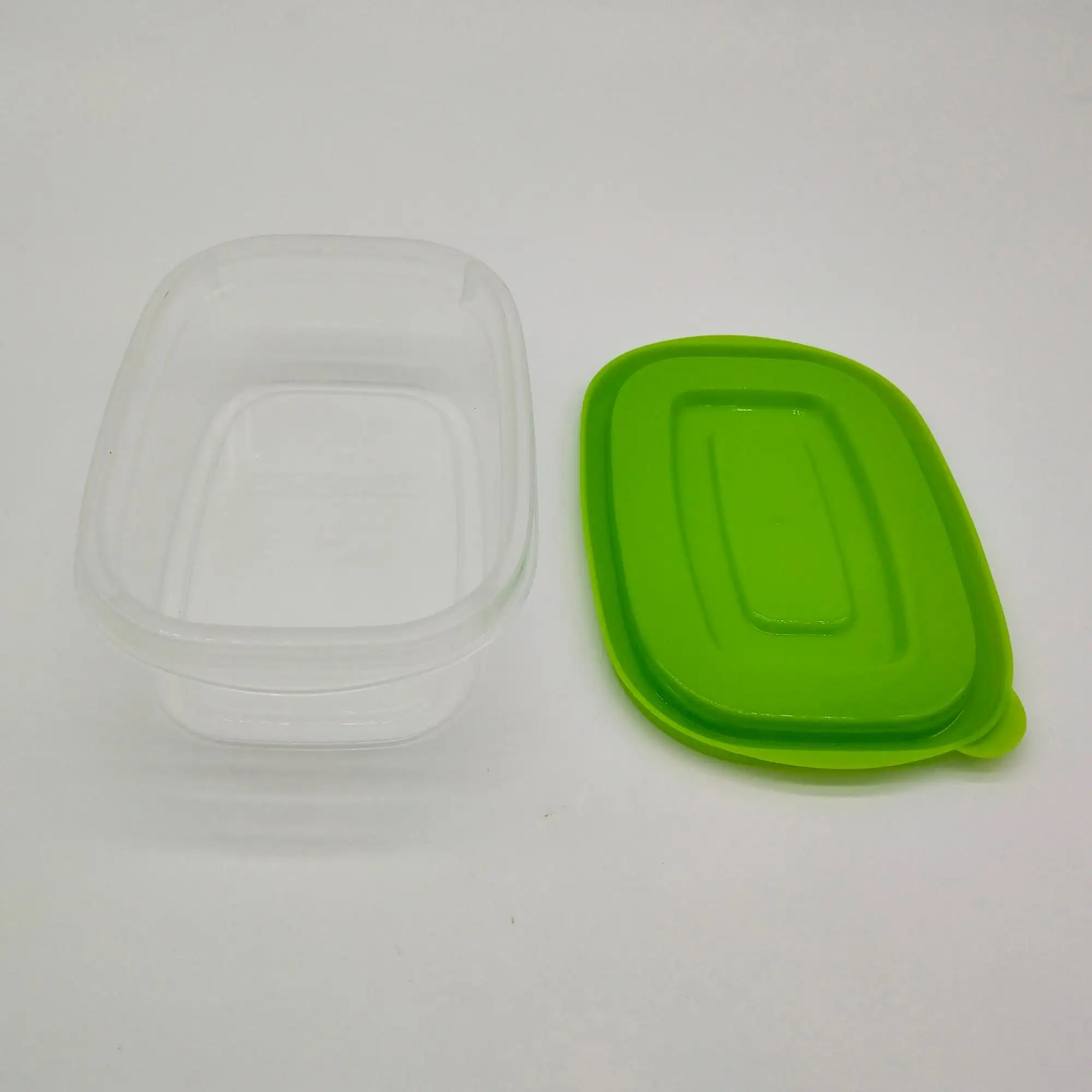 qm 批发 3 件小尺寸一次性便宜塑料保鲜片最佳销售便携式食品容器塑料