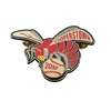 Pilot Wing Metal Name Gold Lion Eagle Crown Lapel Pin Badge For Sale