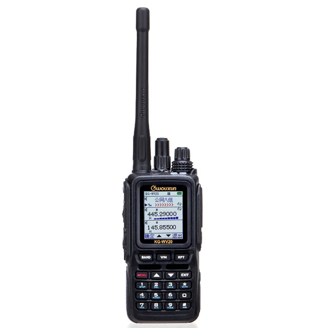 WOUXUN KG-WV20 China Tetra Intercom Dual Band Interphone Handheld Transceiver Ham Radio 2way Radio Walkie Talkie