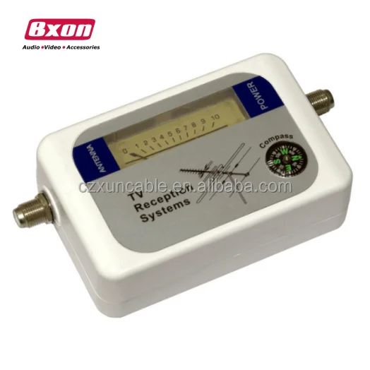 

Mini Digital TV Antenna Satellite Signal Finder Meter DVB-T with Compass, White