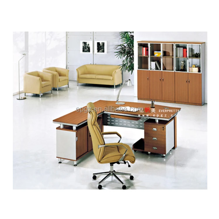 Modern Executive Desk Modular Office Furniture Hidden Furniture L