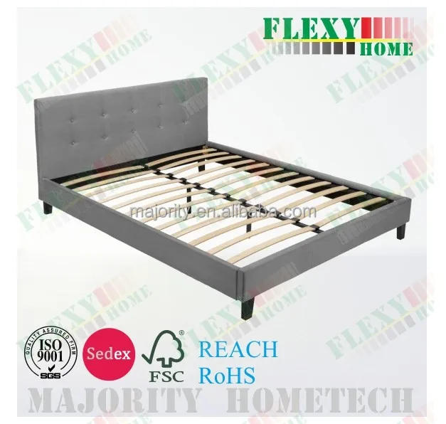 
2017 Latest furniture bedroom design faux leather storage ottoman bed 