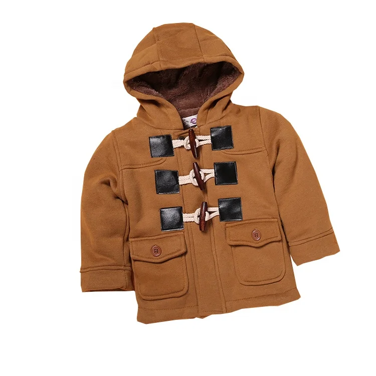

Unisex Baby Fleece Hooded Jacket Outerwear Duffle Zipper Winter Coat Baby Jacket, Customized