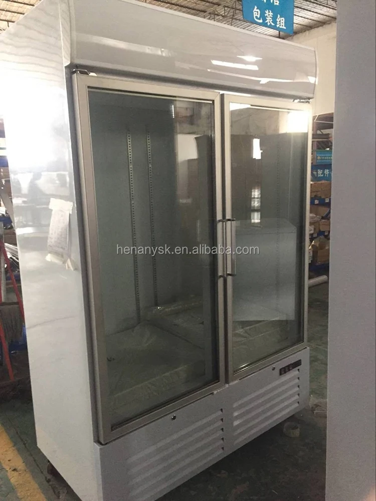 18 22 Led Lighting 2 Big Glass Door Commercial Upright Deep