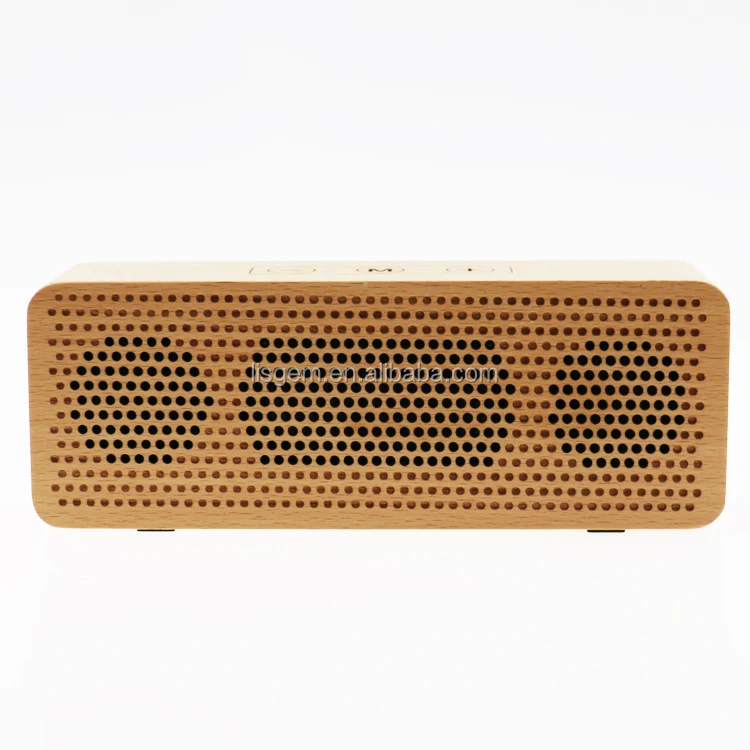 BM38 wood wireless active mp3 stereo mini subwoofer sports smart ceiling Bluetooth Speaker