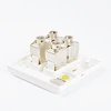 RJ45 Surface-mount Wall Faceplate with Dual Ports/fiber optic faceplate with shutter