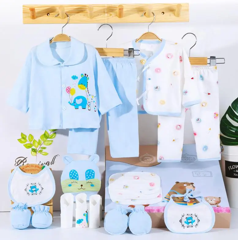 

Cotton newborn baby clothing gift sets printing, N/a