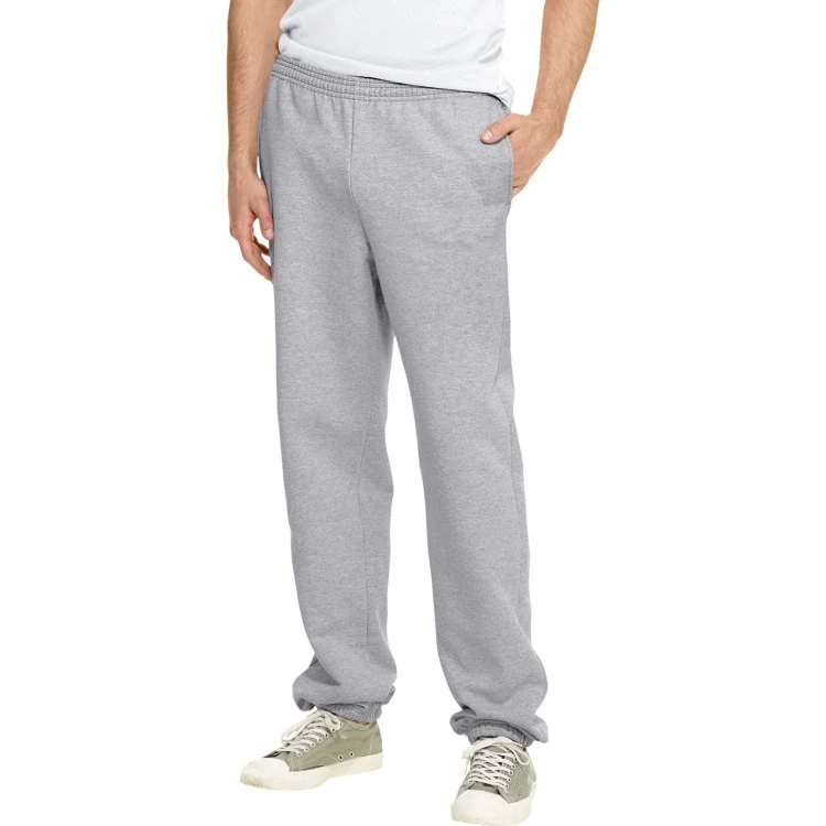 Comfortable Fitted Grey Sweatpants Custom 100 Cotton Sweatpants For Men ...