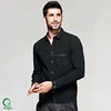 Brand Name Of Chinese Collar Mens Casual Shirts With Images