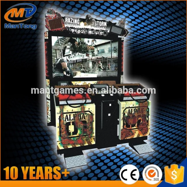 Razing storm adult shooting games video shooting machine for amusement park