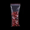 Custom Transparent PE Zipper Pouch Supermarket Promotional Food Grade Cereal Package Pouch LDPE Plastic Pepper Packaging Bag