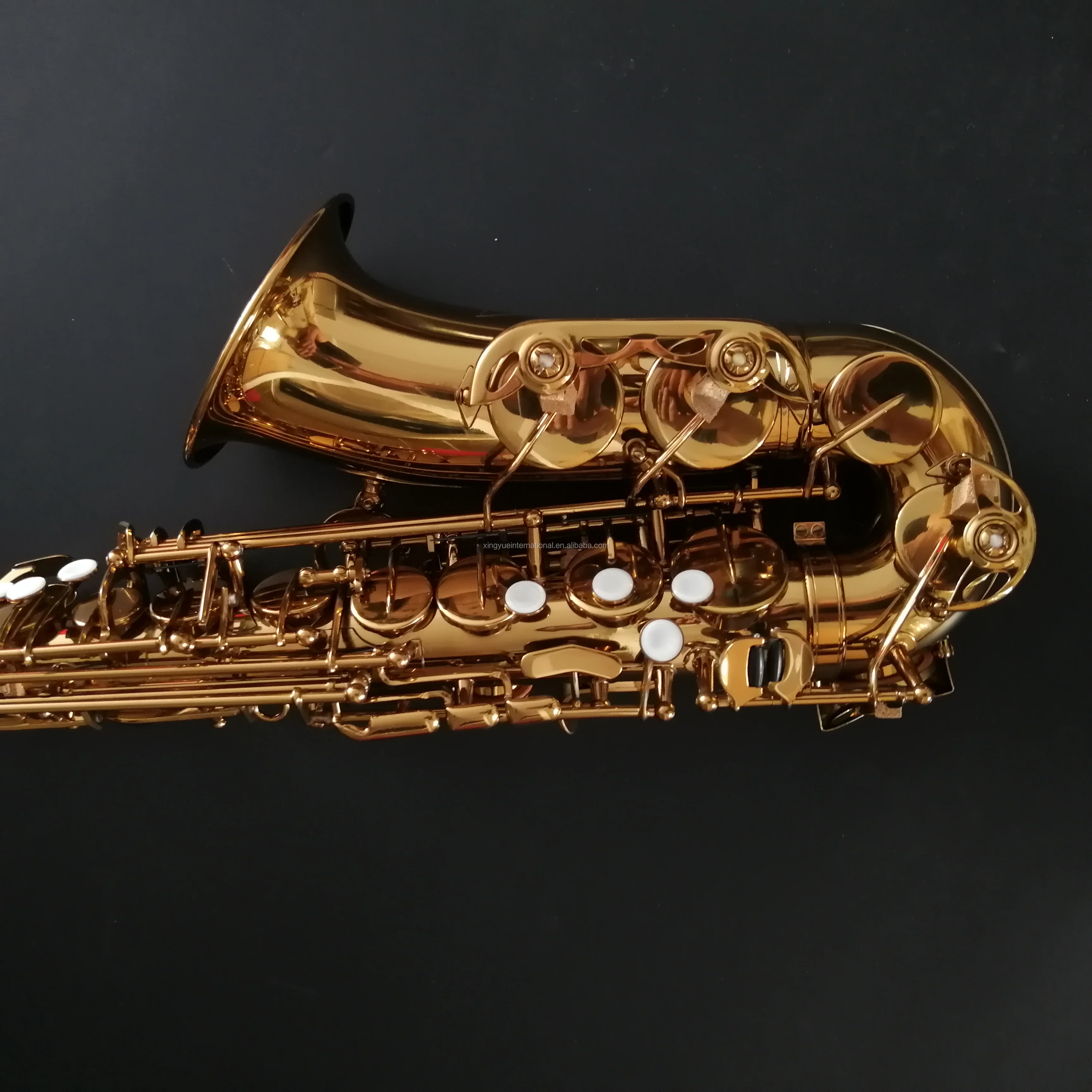 dark ho<em></em>ney surface professio<em></em>nal model saxophone alto
