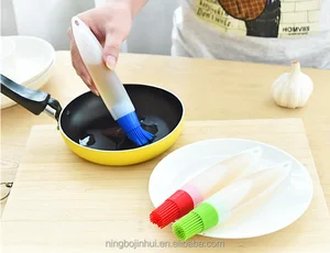 Image of 1 pc Silicone Baking Brushs Liquid Oil Pen Cake Butter Bread Pastry Brush Baking Tool BBQ Utensil Safety Basting Brush