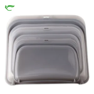 Image of 100% Food-Grade Silicone Material Reusable Food Storage Bag