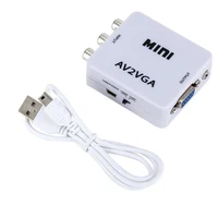 

Mini HD RCA CVBS AV TO VGA Adapter AV2VGA HD video Converter with good price