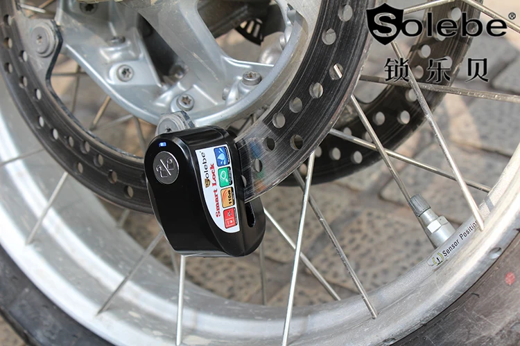 disc brake lock with alarm