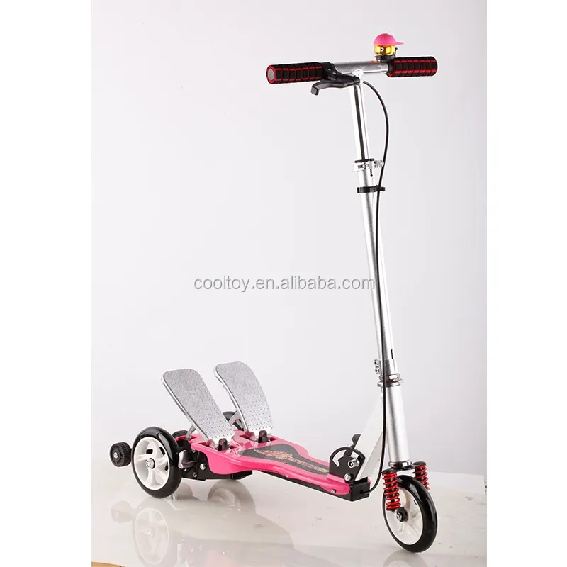 Three Wheels Folding Dual Pedals Kick Scooter For Kids Buy Dual