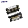 WINPIN power high current IO connector d-sub connector dr9.4mm female 9p 15p 25p 37p DB right angle dip