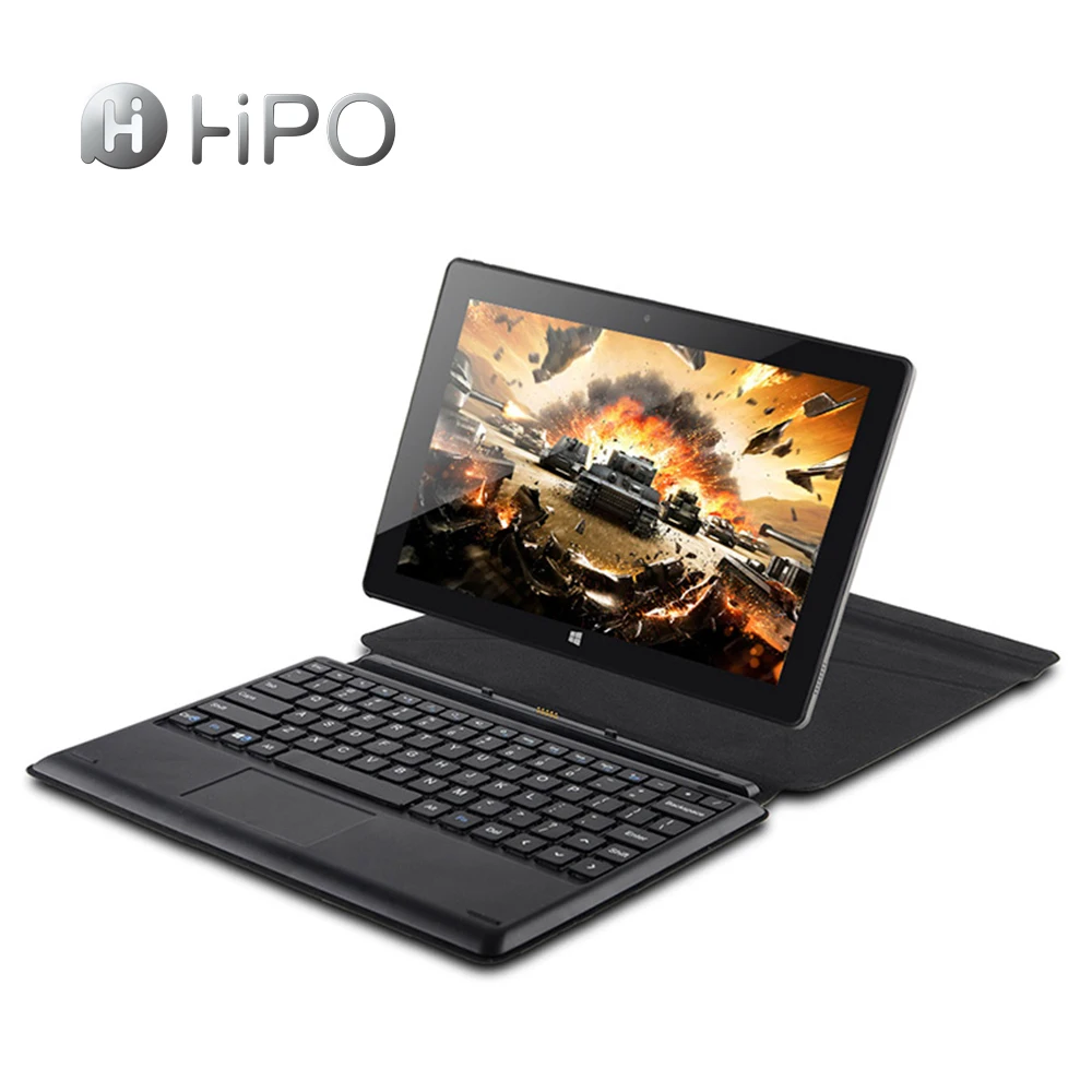 

Hipo New Quad-core Intel Cherry Trail Z8350 Quad core 1280x800 IPS Cheapest 10.1 Tablet PC with keyboard and license supplier, Black, blue