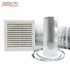 6 Inch 150mm Range Hood Venting Kit with Gravity Louver Ventilation Cover Flexible Duct Hose for Kitchen Venting