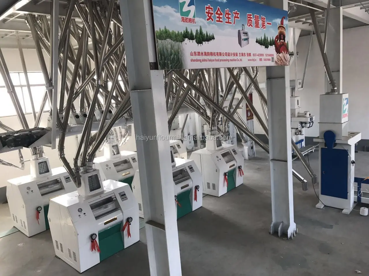 90TONS OF wheat flour mill machine complete plant