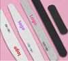 High Quality Customized Washable Nail File Small Promotion Private Label Customer Printed Half-moon