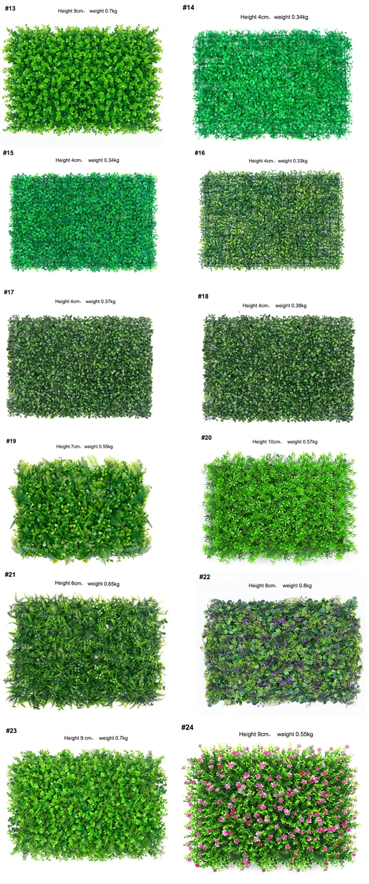 High Quality Artificial Grass Plant Wall Decor Artificial Green Living