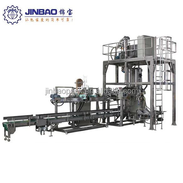 
Shanghai Jinbao DCS series 25kg corn starch powder packing machine 