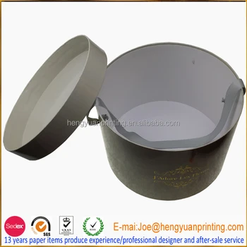 Decorative Cardboard Boxes With Lids Round Cookie Box Round Box