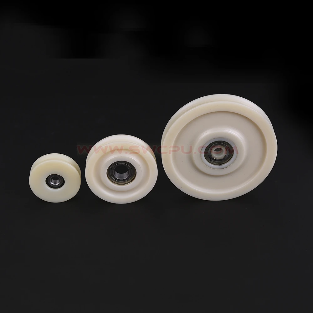Custom Natural Color Large Mc Nylon Track Roller Bearing Buy Nylon
