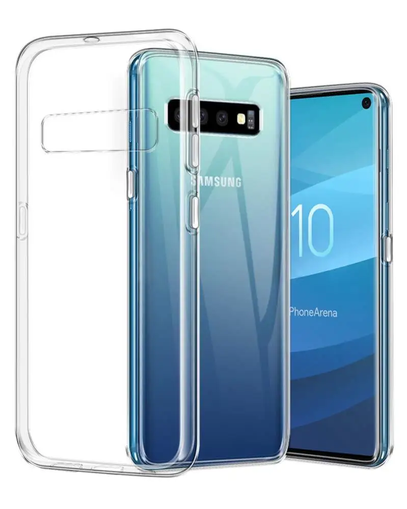 2019 New Premium TPU Crystal Clear Protective Phone Cover Case for Samsung Galaxy S10 S10 Plus S10 lite