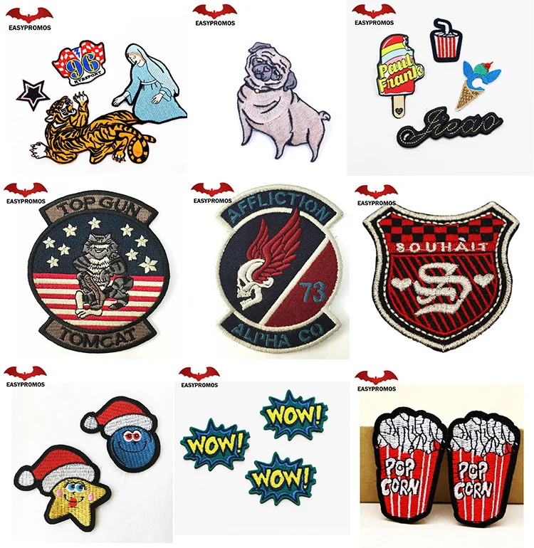 Custom Iron On Patch Round Shape Embroidery Patch - Buy Personalized ...