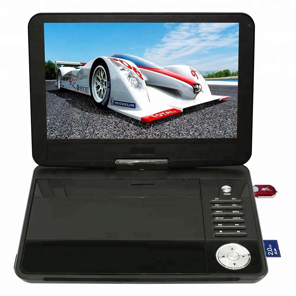 
7 inch 9 inch 10 inch portable dvd player with H.265 DVB T2 H.265 TV  (60472381221)